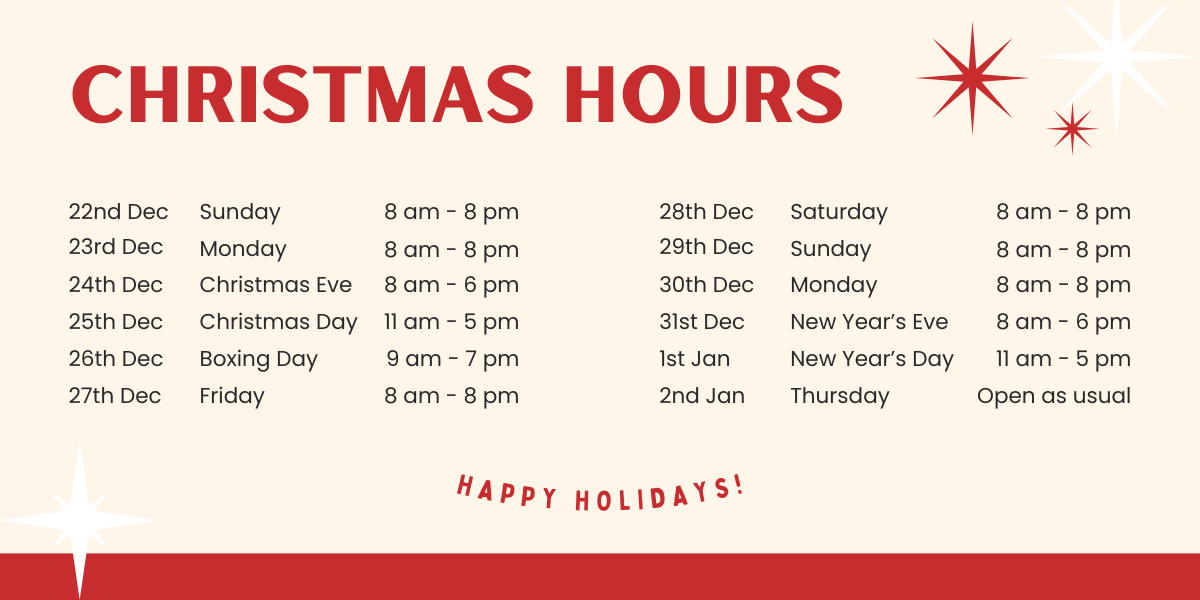 2024 Holiday Hours - website banner